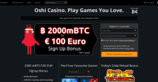 Oshi casino screenshot 1