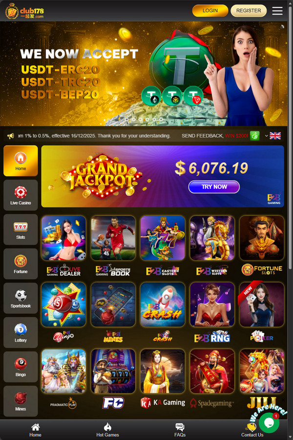 Club178 casino login
