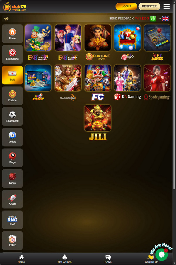 Club178 casino slots